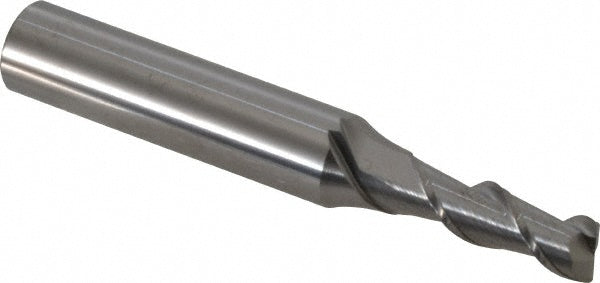 Kyocera SGS Precision Tools 32033 Square End Mill 1/4" Dia, 3/4" LOC, 2 Flutes, Solid Carbide