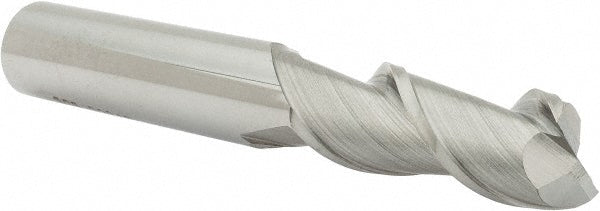 Kyocera SGS Precision Tools 32040 Square End Mill 1/2" Dia, 1-1/4" LOC, 2 Flute, Solid Carbide