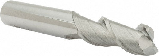Kyocera SGS Precision Tools 32040 Square End Mill 1/2" Dia, 1-1/4" LOC, 2 Flute, Solid Carbide