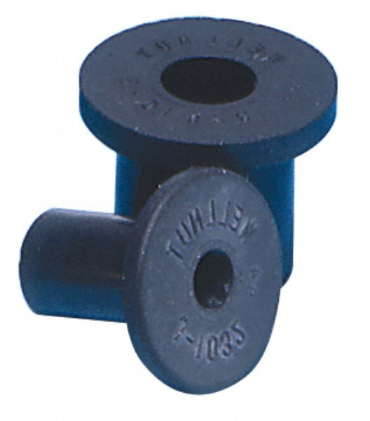 RivetKing /JF-5150/P25 #10-32, 1/2" Dia x 0.036" Thick Flange, Rubber Insulated Rivet Nut