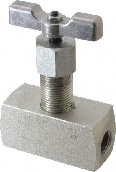 Value Collection 67550010 Needle Valve Straight, 3/8" Pipe, NPT End, Alloy Body