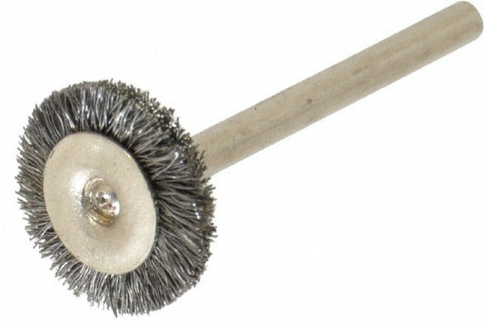 Osborn 0007574900 Wheel Brush 5/8" Wheel Dia, 0.0050" Wire Dia, Straight