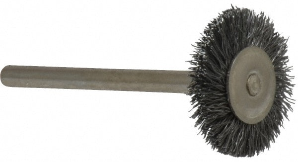 Osborn 0007575300 Wheel Brush 3/4" Wheel Dia, 0.0050" Wire Dia, Straight