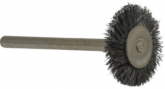 Osborn 0007575300 Wheel Brush 3/4" Wheel Dia, 0.0050" Wire Dia, Straight