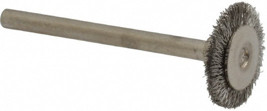 Osborn 0007575400 Wheel Brush 5/8" Wheel Dia, 0.0050" Wire Dia, Straight