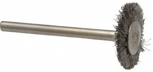 Osborn 0007576000 Wheel Brush 3/4" Wheel Dia, 0.0050" Wire Dia, Straight