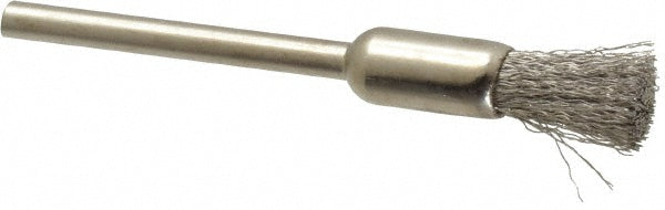 Osborn 0007568500 End Brushes 1/4" Dia, Stainless Steel, Crimped Wire