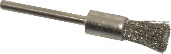 Osborn 0007570000 End Brushes 5/16" Dia, Stainless Steel, Crimped Wire