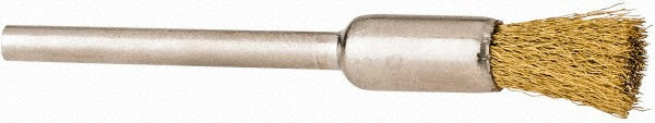Osborn 0007567700 End Brushes 1/4" Dia, Brass, Crimped Wire