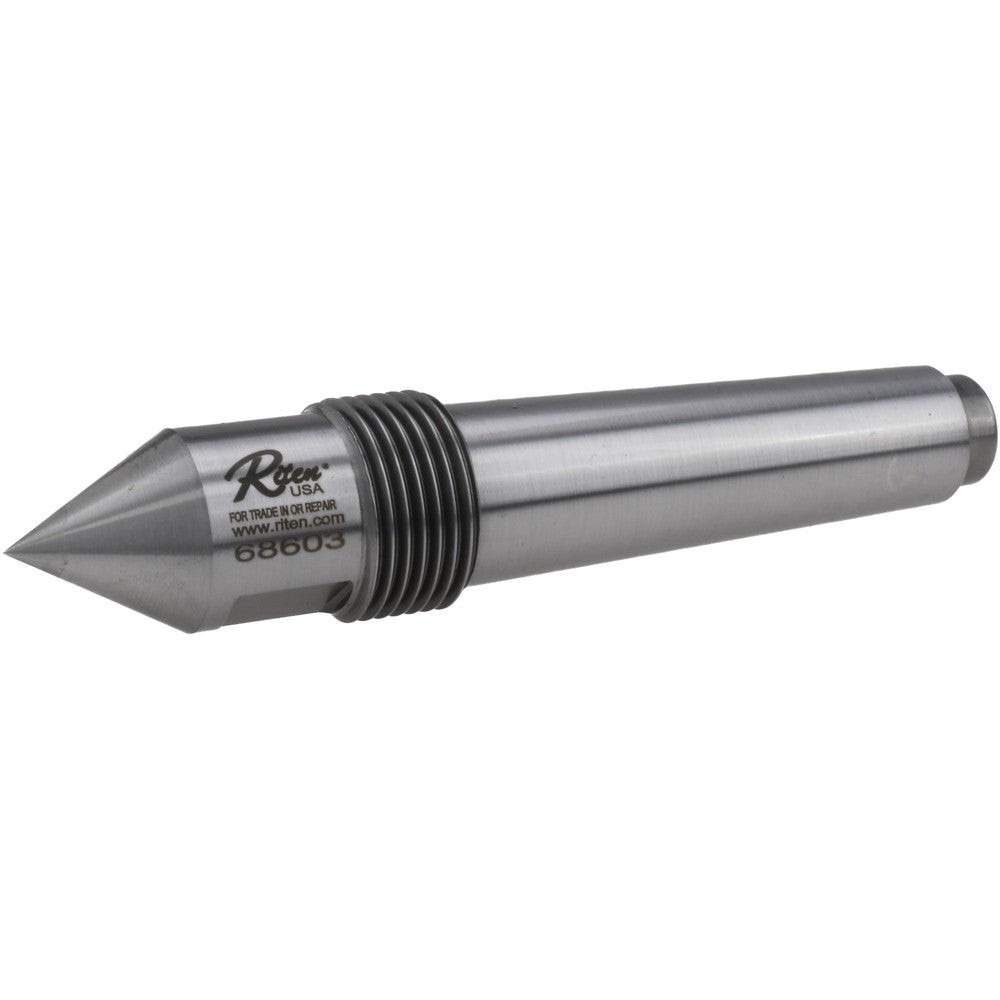 Riten 68603 1" Head Dia, Steel Standard Point Solid Dead Center
