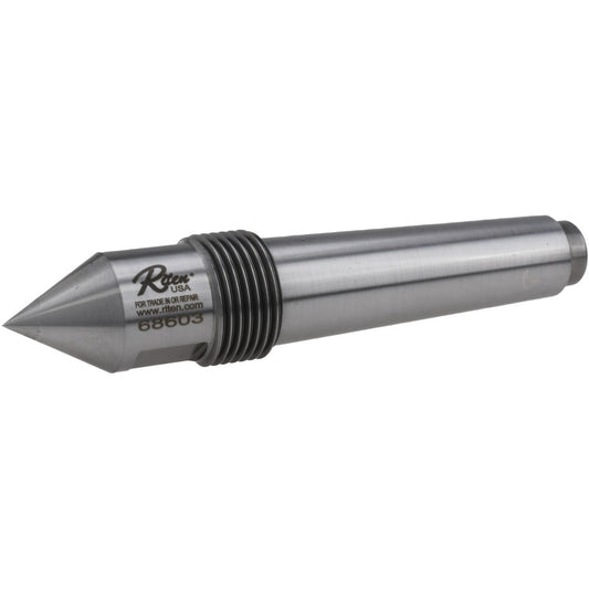Riten 68603 1" Head Dia, Steel Standard Point Solid Dead Center