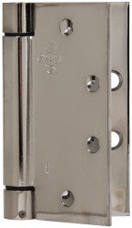 Best 711420942 Specialty Hinges Hinge Material Steel  Hinge Type Spring  Mount Type Full-Mortise  Finish Satin Chrome  Load Capacity 200lb  Door Leaf Height 4.5