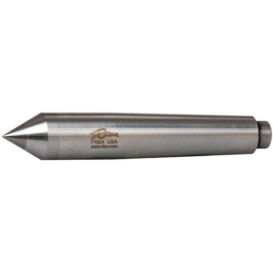Riten 71024 0.7" Head Diam, Carbide-Tipped Steel Standard Point Half Dead Center