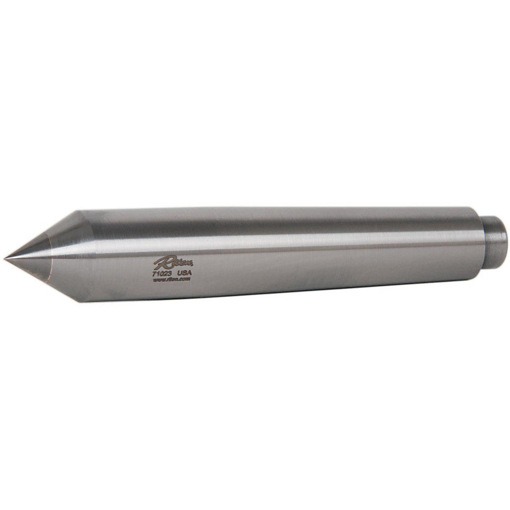 Riten 71023 0.7" Head Diam, Carbide-Tipped Steel Standard Point Solid Dead Center