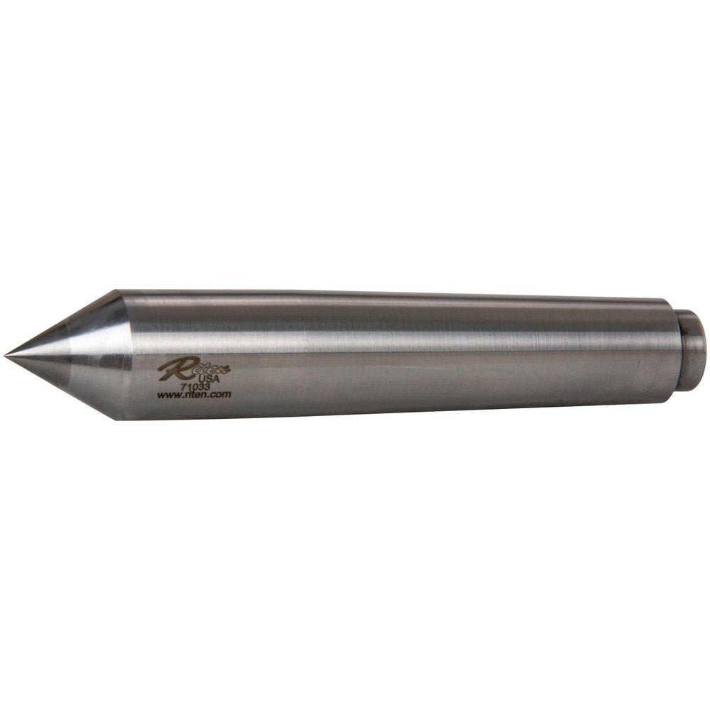 Riten 71033 0.938" Head Diam, Carbide-Tipped Steel Standard Point Solid Dead Center