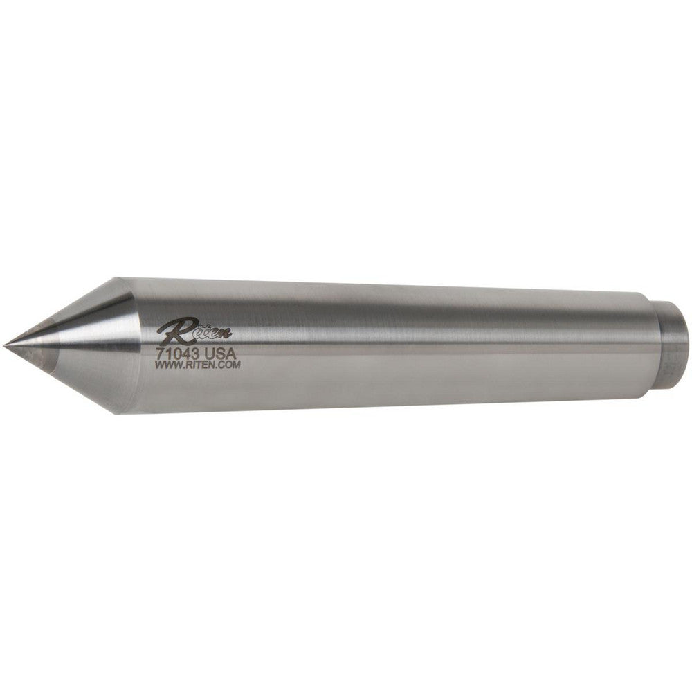 Riten 71043 1.231" Head Diam, Carbide-Tipped Steel Standard Point Solid Dead Center