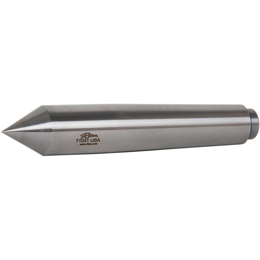 Riten 71031 0.938" Head Diam, Hardened Tool Steel Standard Point Solid Dead Center