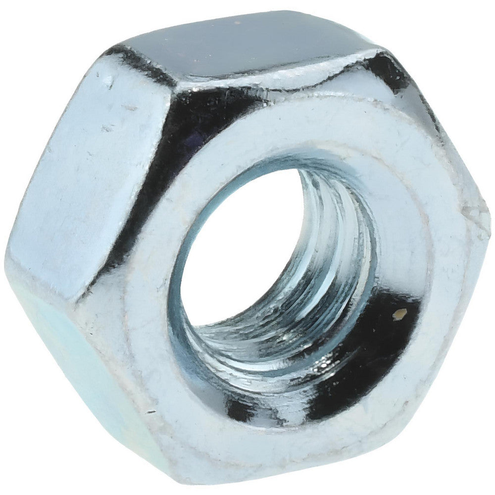 Value Collection HNI20250-10LBBX Hex Nut 1/4-20, Grade A Steel, Zinc Clear Finish
