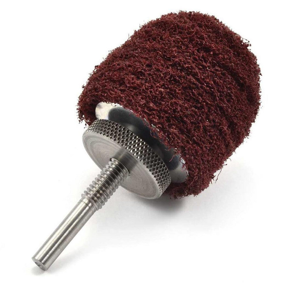 Superior Abrasives A020010 Mounted Goblet Replacement Buffing Wheel 3" Dia, 2" Thick, 1/4" Shank Dia