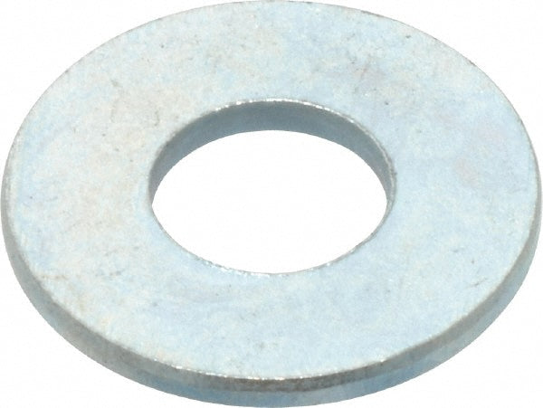 Value Collection FWUIS0250-10LBBX 1/4" Screw USS Flat Washer Steel, Zinc-Plated
