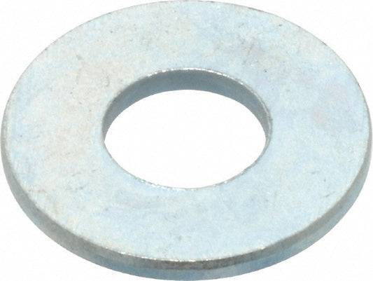 Value Collection FWUIS0250-10LBBX 1/4" Screw USS Flat Washer Steel, Zinc-Plated