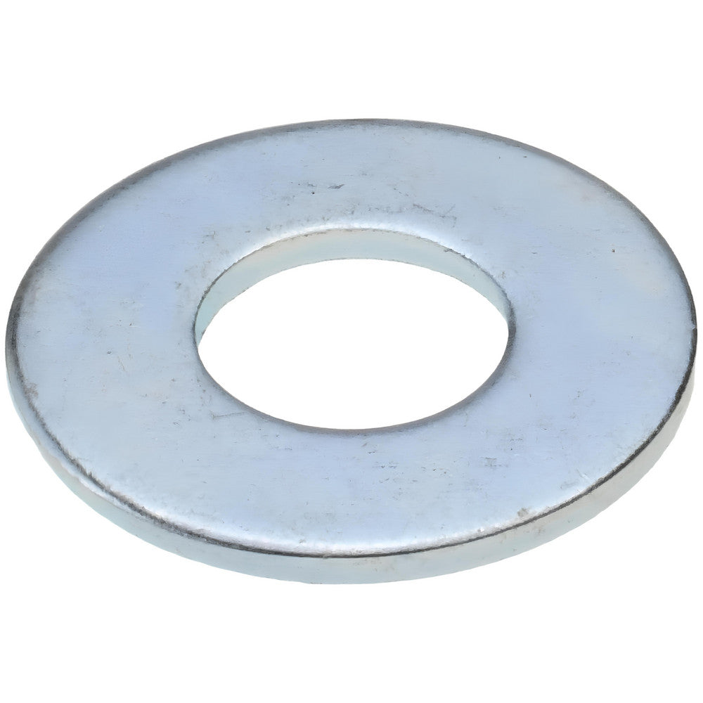 Value Collection FWUIS0370-10LBBX 3/8" Screw USS Flat Washer Steel, Zinc-Plated