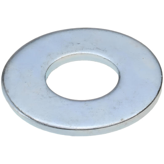 Value Collection FWUIS0370-10LBBX 3/8" Screw USS Flat Washer Steel, Zinc-Plated