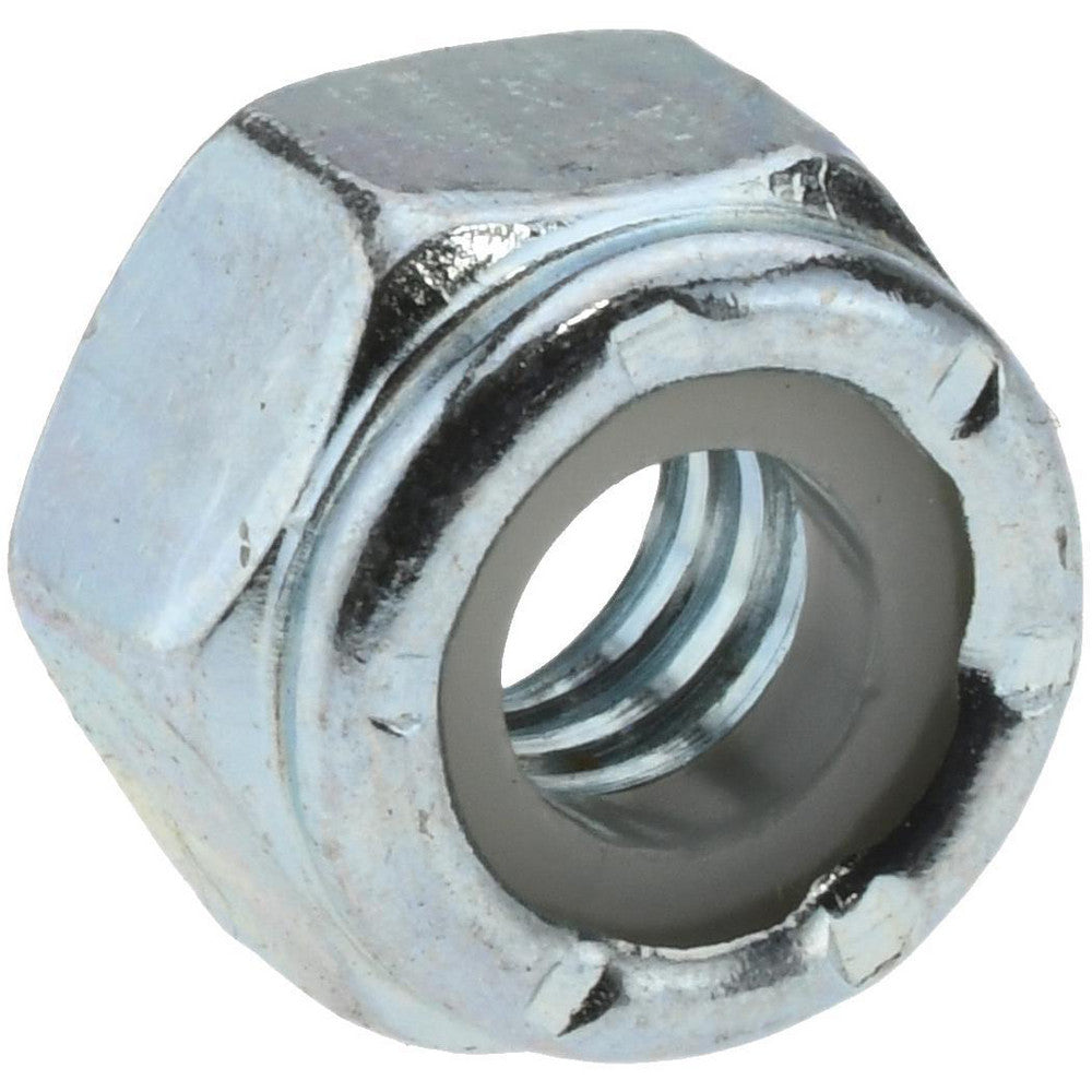 Value Collection NLI20250NE-10LBBX Hex Lock Nut Insert, Nylon Insert, 1/4-20, Grade 2 Steel, Zinc-Plated
