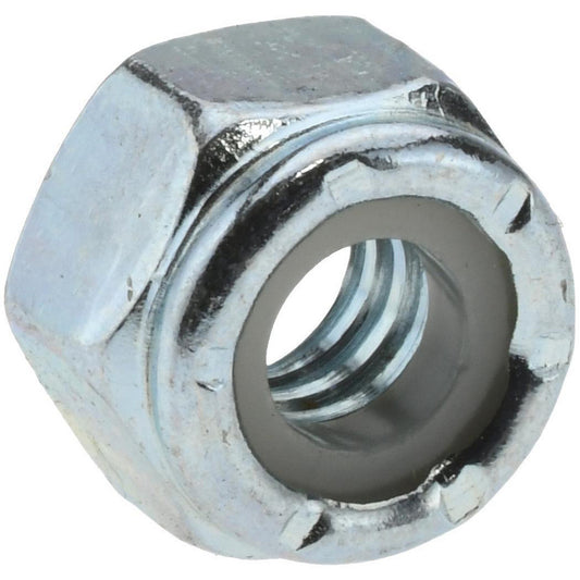 Value Collection NLI20250NE-10LBBX Hex Lock Nut Insert, Nylon Insert, 1/4-20, Grade 2 Steel, Zinc-Plated