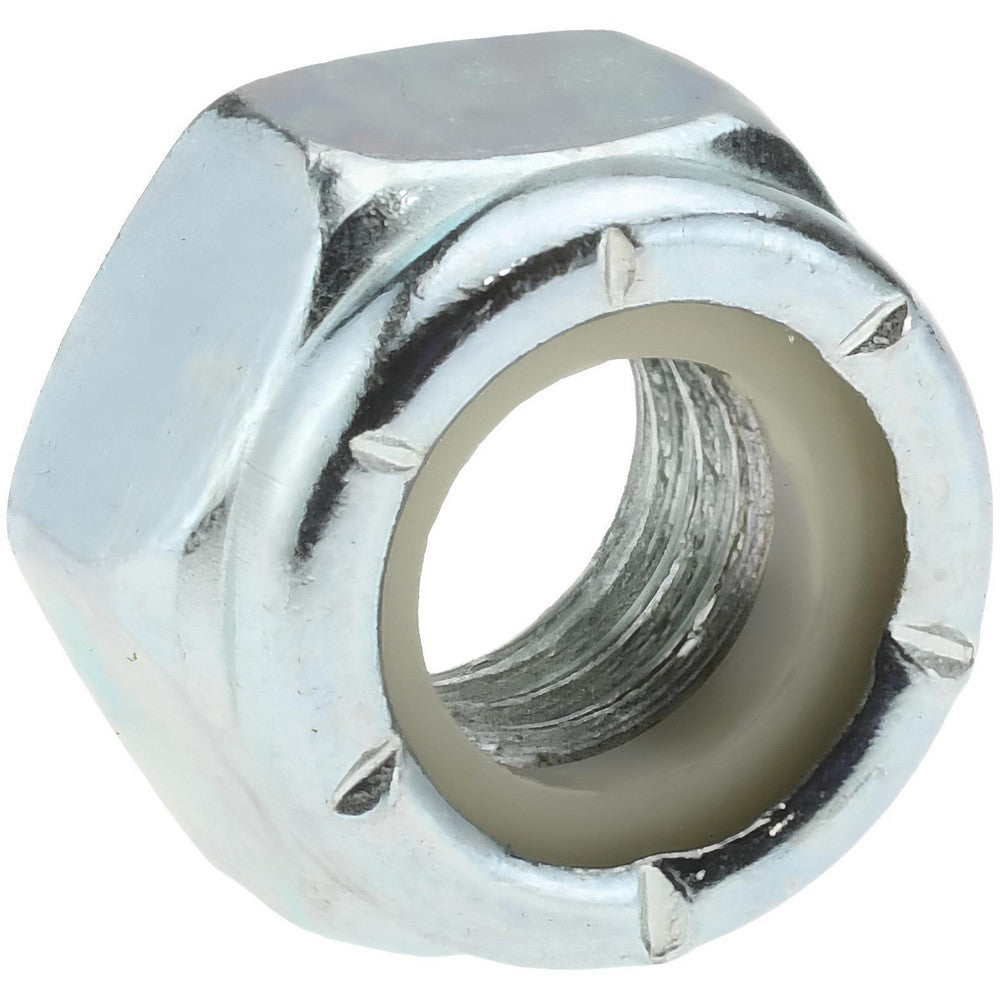 Value Collection NLI20310NE-10LBBX Hex Lock Nut Insert, Nylon Insert, 5/16-18, Grade 2 Steel, Zinc-Plated