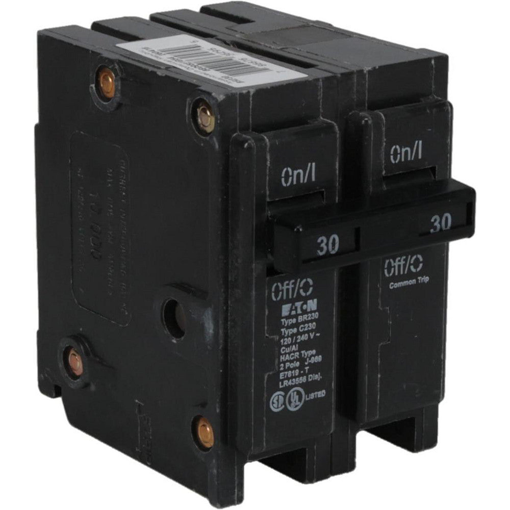 Eaton Cutler-Hammer BR230 30 Amp, 120/240 VAC, 2 Pole, Plug In Type BR Circuit Breaker