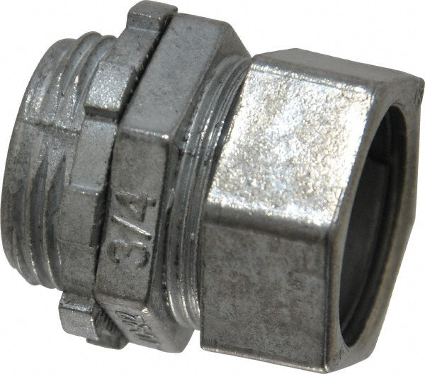 Thomas & Betts TC212SC Conduit Connector For EMT, Die Cast Zinc, 3/4" Trade Size