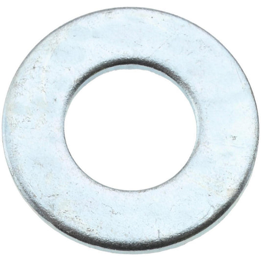 Value Collection FWSIS0370-10LBBX 3/8" Screw SAE Flat Washer Steel, Zinc-Plated