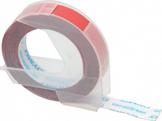 Dymo 520102 Embossing Tape 12', Red