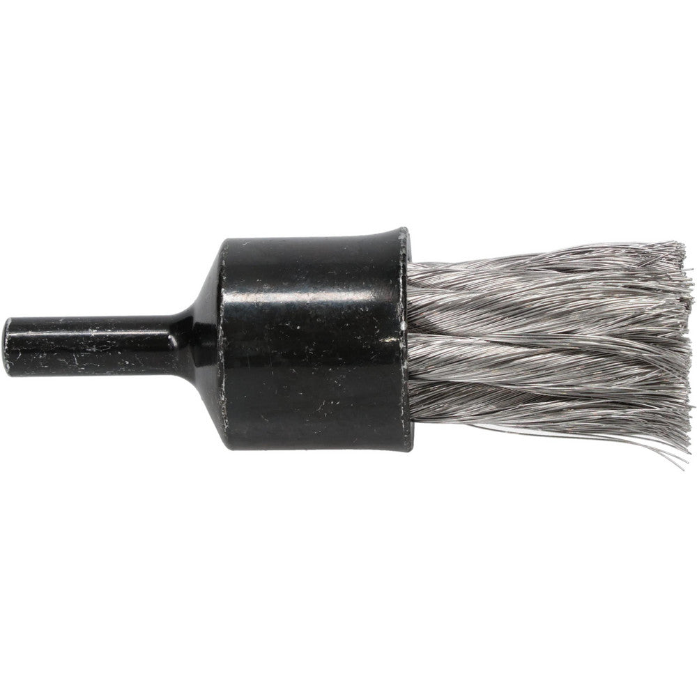 Osborn 0003074400 End Brushes 3/4" Dia, Stainless Steel, Knotted Wire