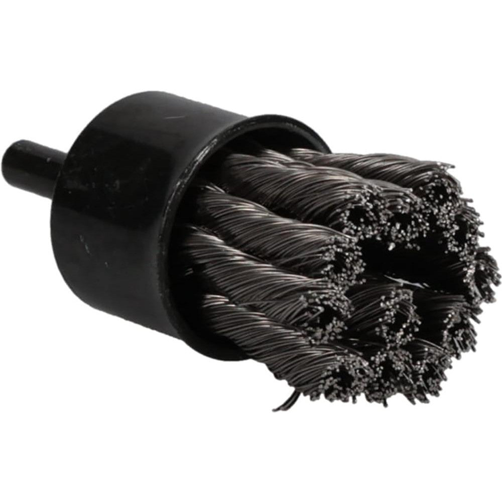 Osborn 0003074700 End Brushes 1" Dia, Stainless Steel, Knotted Wire