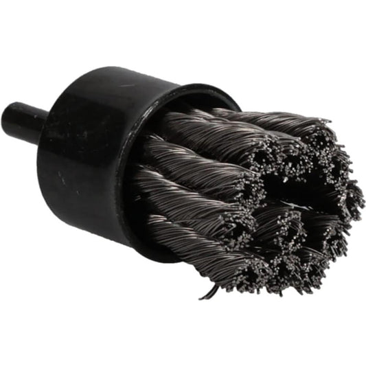 Osborn 0003074700 End Brushes 1" Dia, Stainless Steel, Knotted Wire