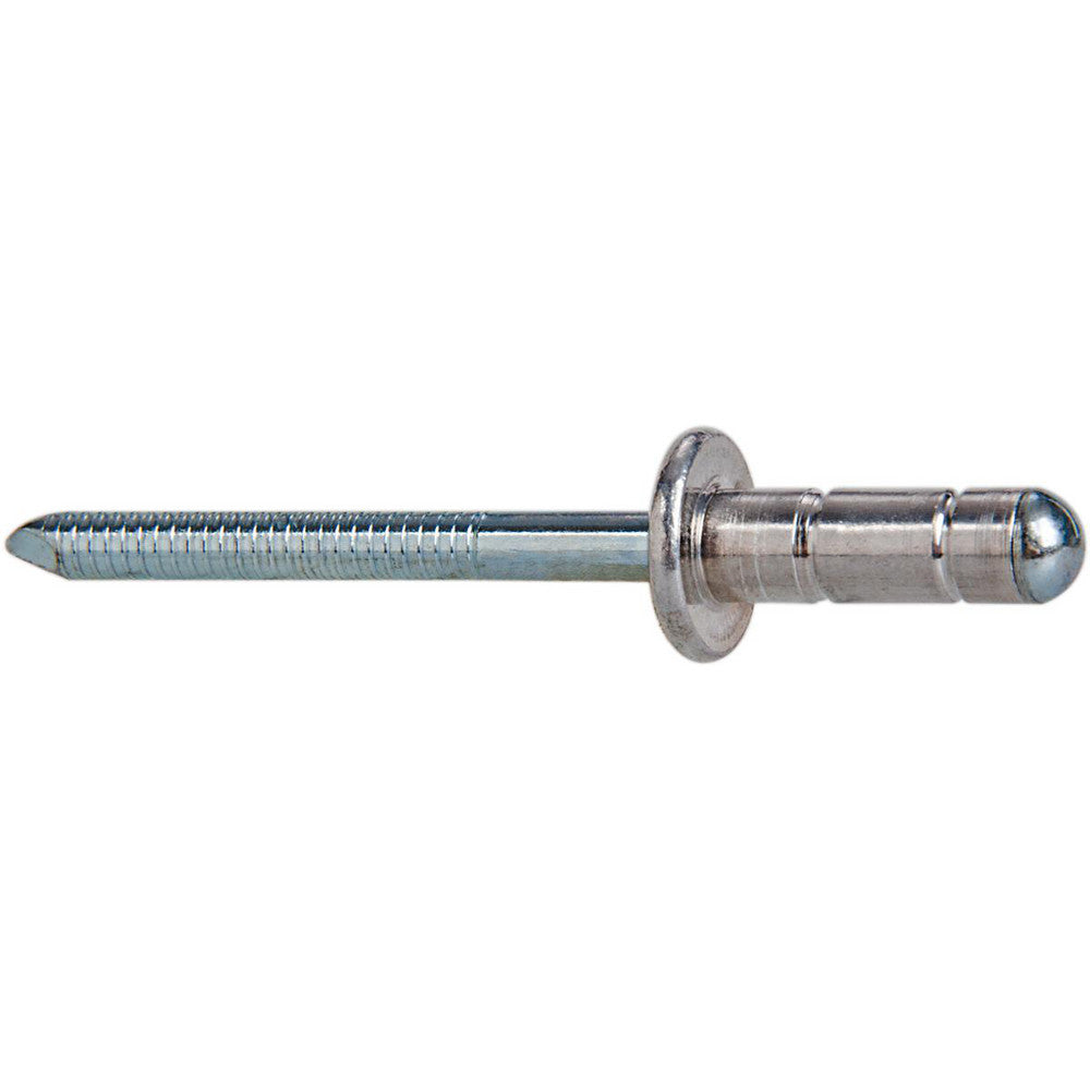 RivetKing ABS84-86RTP250 Blind Rivet Size 84-86, Dome Head, Aluminum Body, Steel Mandrel