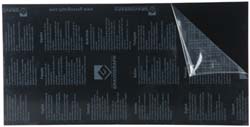 Gravotech 17319Q 24 Inch Long x 12 Inch High, Plastic Engraving Stock