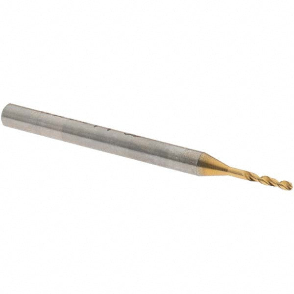 OSG 61511 Screw Machine Length Drill Bit 1.10 mm (0.0433) Dia, 140 deg, Vanadium High Speed Steel