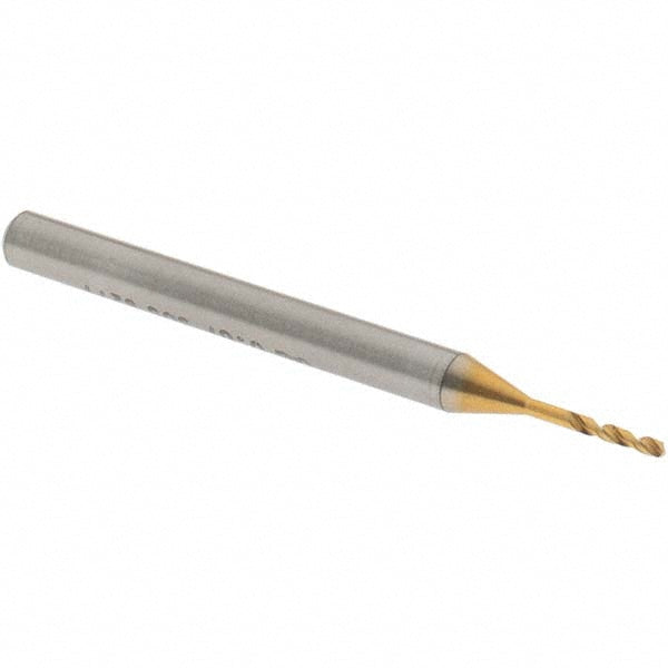 OSG 8595087 Screw Machine Length Drill Bit 0.87 mm (0.0343) Dia, 150 deg, Vanadium High Speed Steel