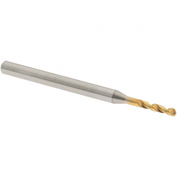 OSG 8595163 Screw Machine Length Drill Bit 1.63 mm (0.0642) Dia, 140 deg, Vanadium High Speed Steel