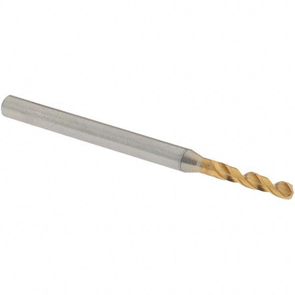 OSG 8595202 Screw Machine Length Drill Bit 2.02 mm (0.0795) Dia, 130 deg, Vanadium High Speed Steel