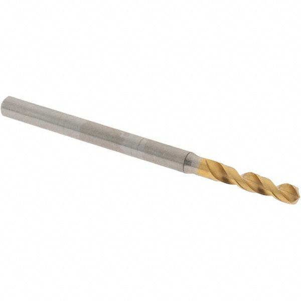 OSG 8595252 Screw Machine Length Drill Bit 2.52 mm Dia, 130 deg Point, High-Speed Steel