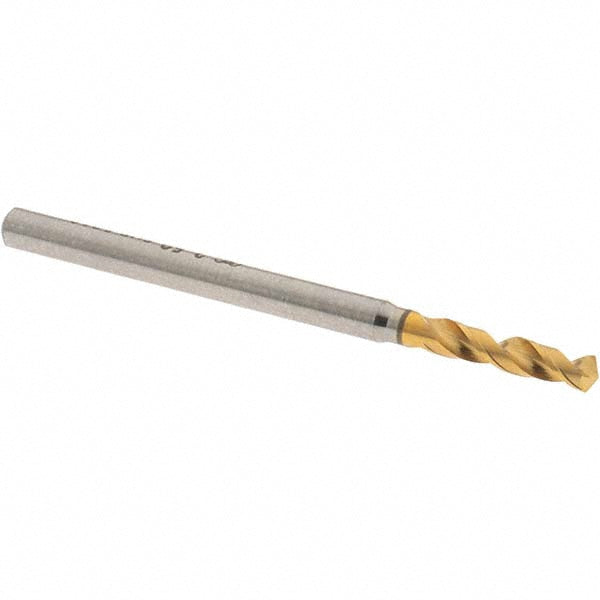OSG 8595259 Screw Machine Length Drill Bit 2.59 mm (0.1020) Dia, 130 deg, Vanadium High Speed Steel