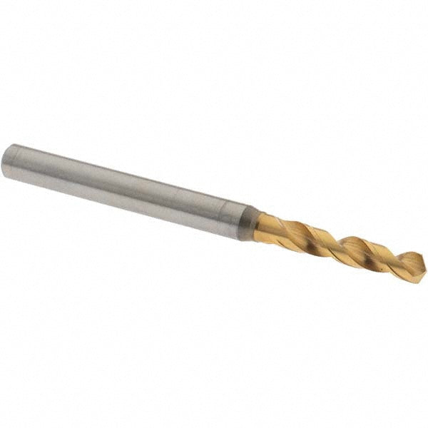 OSG 8595316 Screw Machine Length Drill Bit 3.16 mm (0.1244) Dia, 130 deg, Vanadium High Speed Steel