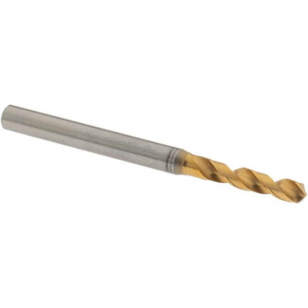 OSG 8595323 Screw Machine Length Drill Bit 3.23 mm (0.1272) Dia, 130 deg, Vanadium High Speed Steel