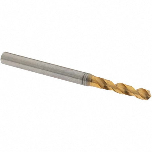 OSG 8595323 Screw Machine Length Drill Bit 3.23 mm (0.1272) Dia, 130 deg, Vanadium High Speed Steel
