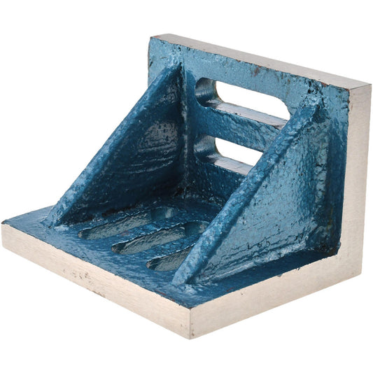 Value Collection 418-4520 4-1/2" Wide x 3" Deep x 3-1/2" High Cast Iron Partially Machined Angle Plate