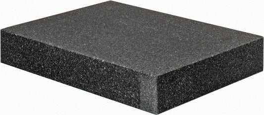 Value Collection 640-0101 Inspection Surface Plate 12" Long, 2" Thick, Granite, No Ledge, B Grade